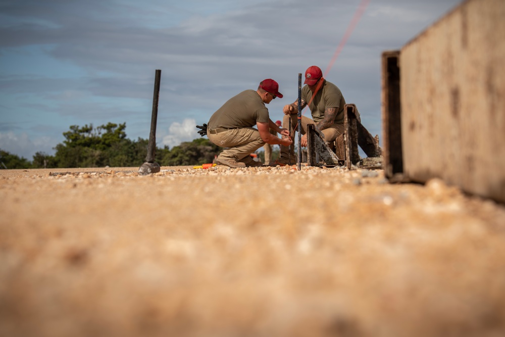 The 200TH RED HORSE Squadron supports PACAF by relocating resilient infrastructure