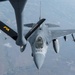 F-16 Falcon Refuels with 171st