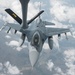 F-16 Falcon Refuels with 171st