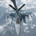 F-16 Falcon Refuels with 171st