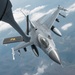 F-16 Falcon Refuels with 171st