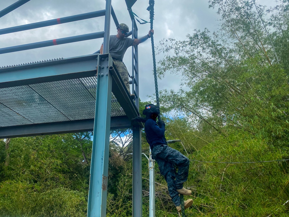 Multinational special operation forces conduct speed rope training during TW25