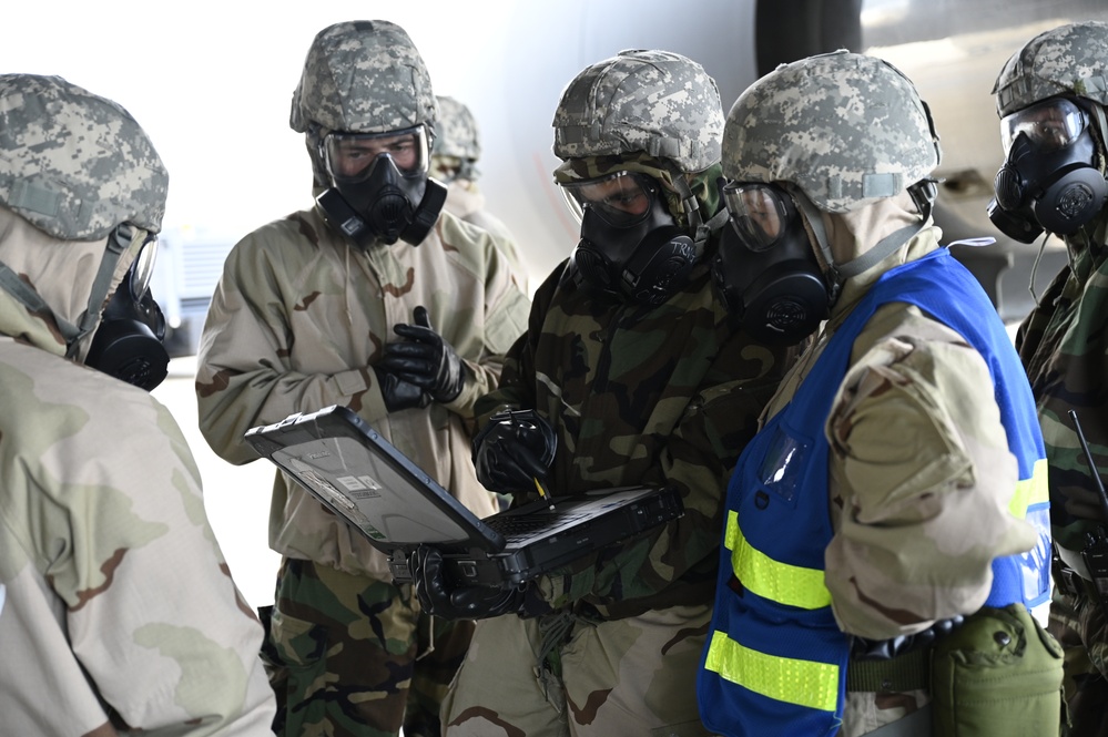 157th ARW conducts emergency readiness training