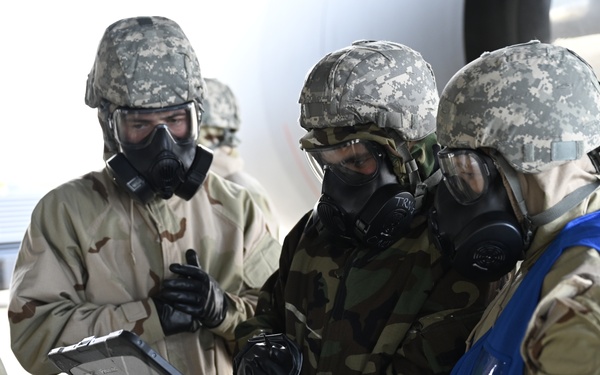 157th ARW conducts emergency readiness training