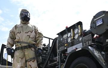 157th ARW conducts emergency readiness training