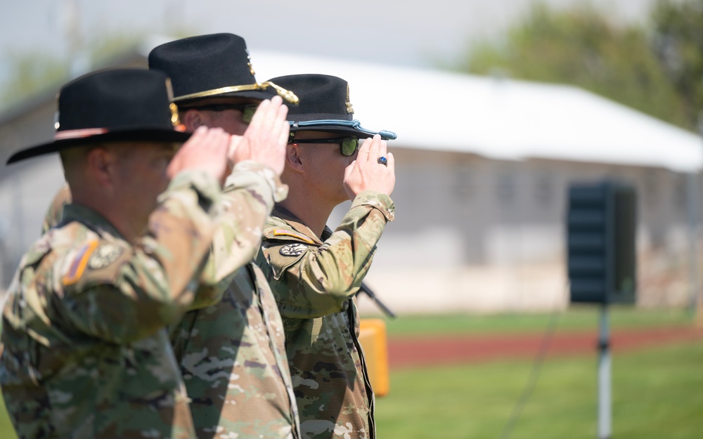 Command Sgt. Maj. Maisey Accepts Responsibility of the 116 CBT