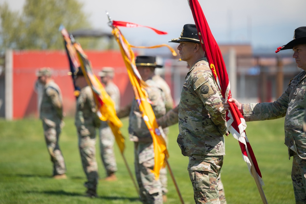 Command Sgt. Maj. Maisey Accepts Responsibility of the 116 CBT