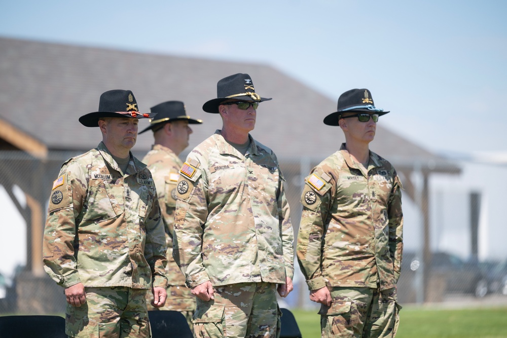 Command Sgt. Maj. Maisey Accepts Responsibility of the 116 CBT