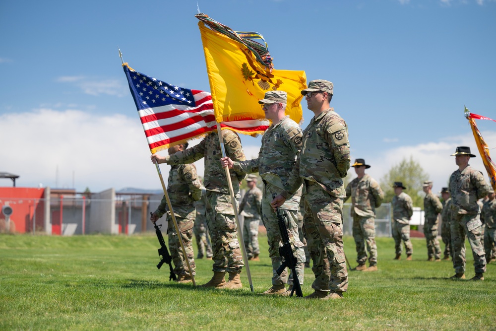 Command Sgt. Maj. Maisey Accepts Responsibility of the 116 CBT
