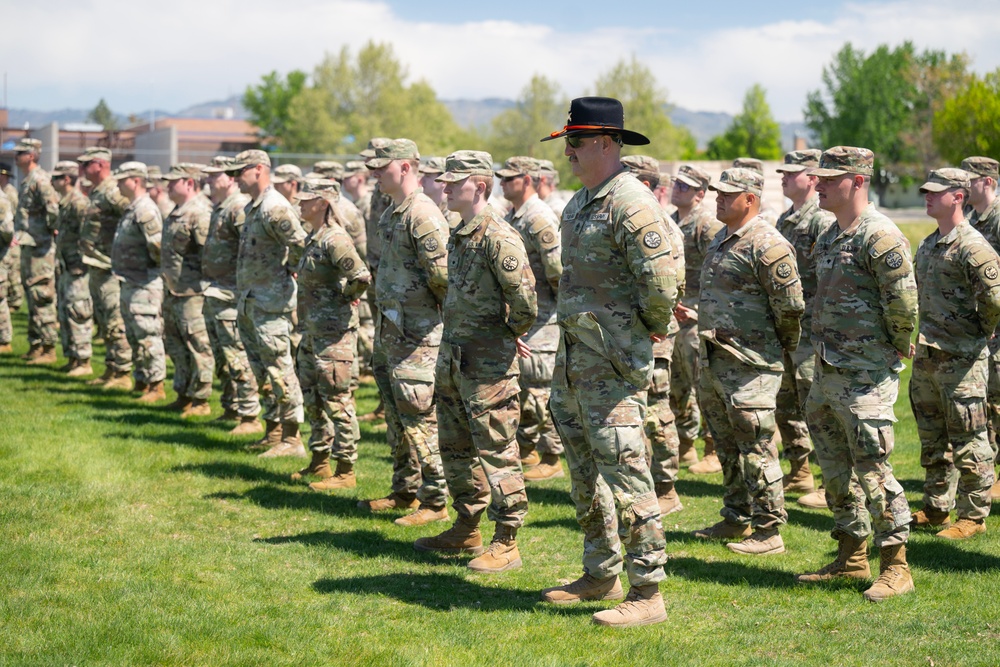 Command Sgt. Maj. Maisey Accepts Responsibility of the 116 CBT