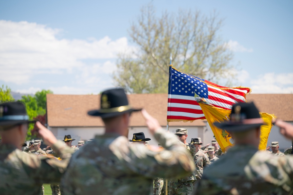 Command Sgt. Maj. Maisey Accepts Responsibility of the 116 CBT