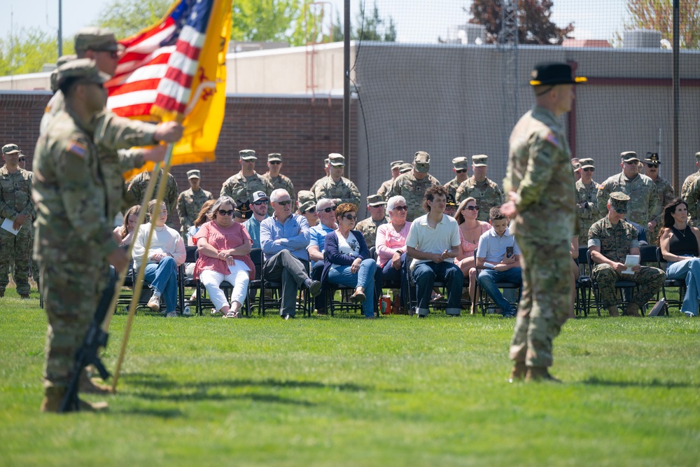 Command Sgt. Maj. Maisey Accepts Responsibility of the 116 CBT