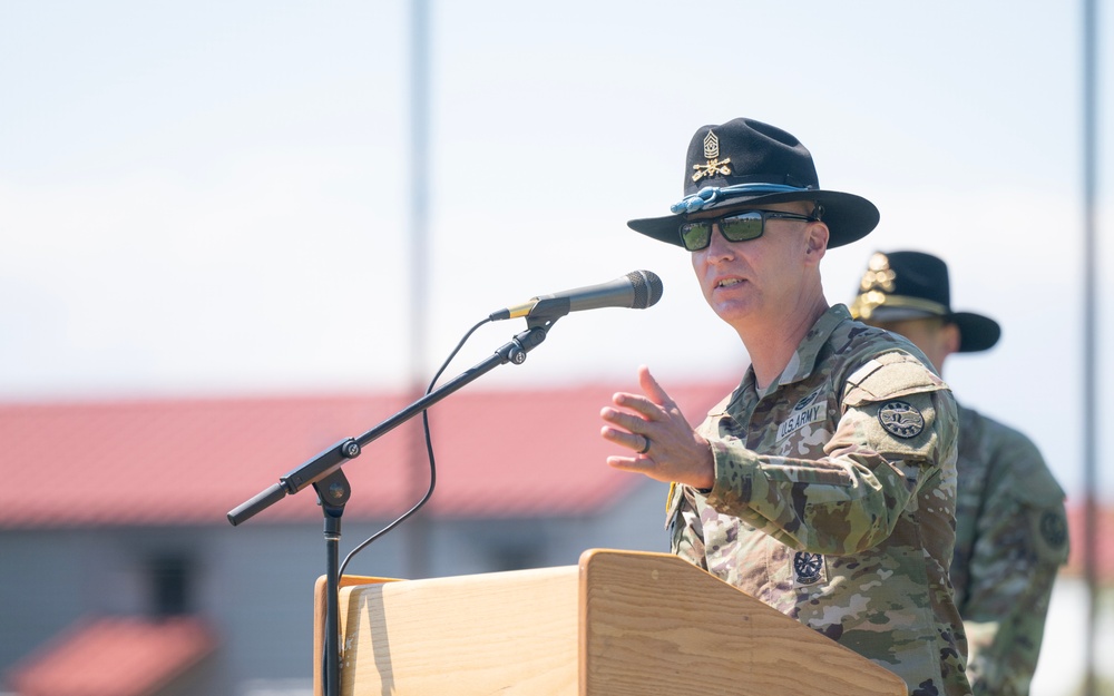Command Sgt. Maj. Maisey Accepts Responsibility of the 116 CBT