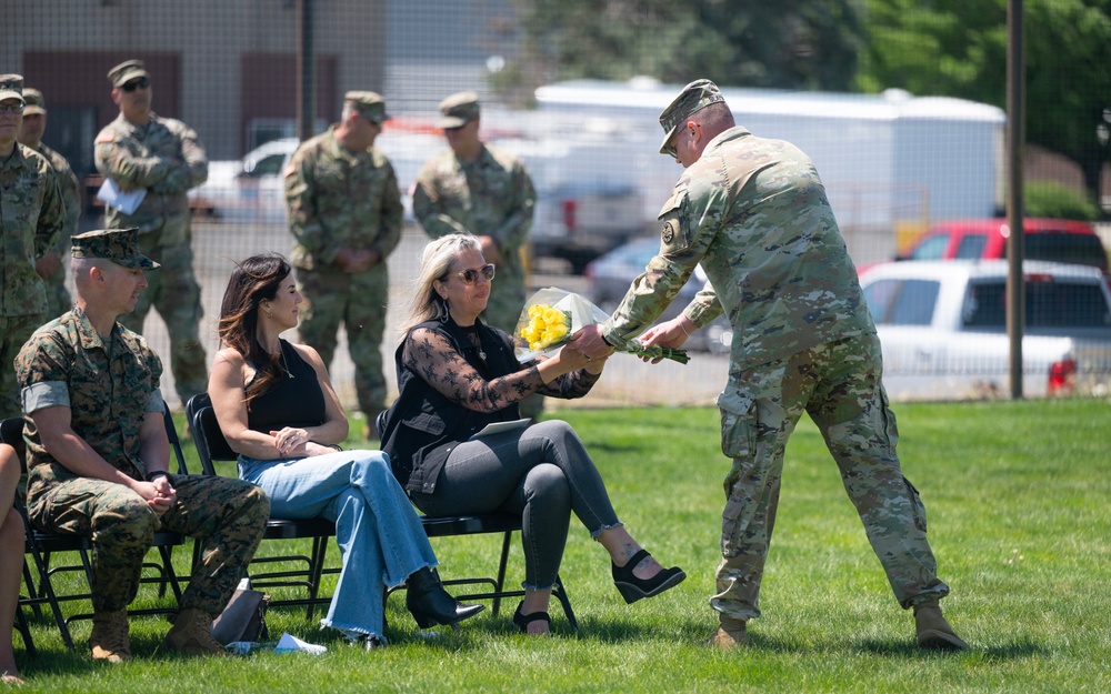 Command Sgt. Maj. Maisey Accepts Responsibility of the 116 CBT