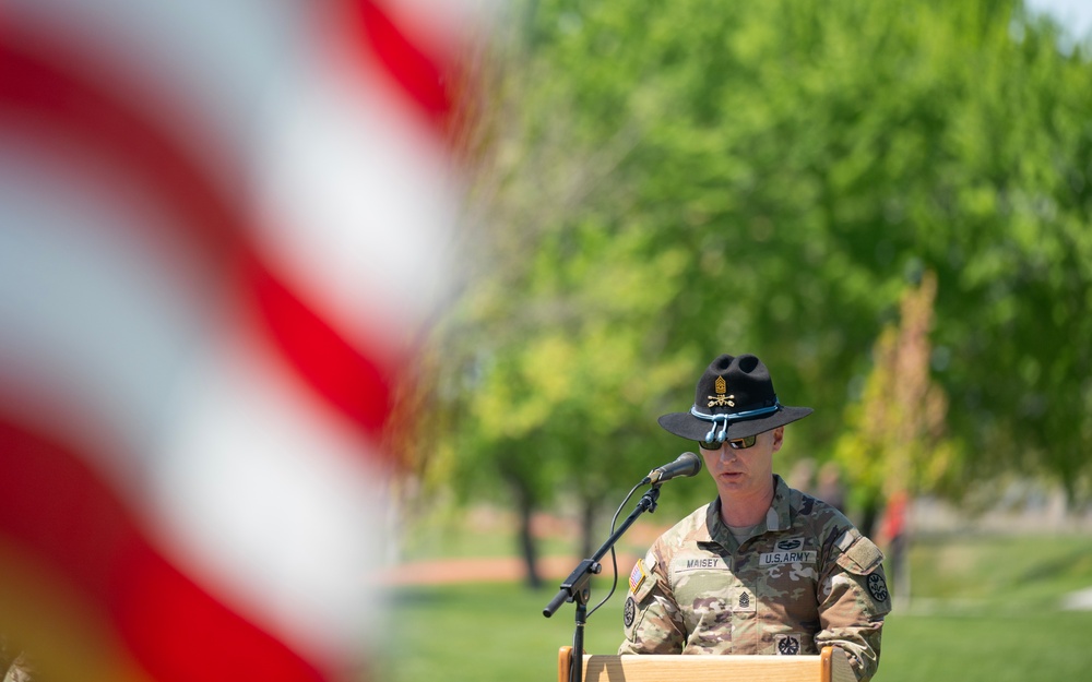 Command Sgt. Maj. Maisey Accepts Responsibility of the 116 CBT