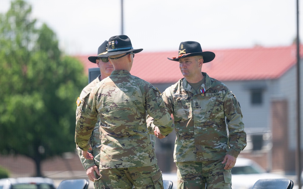 Command Sgt. Maj. Maisey Accepts Responsibility of the 116 CBT