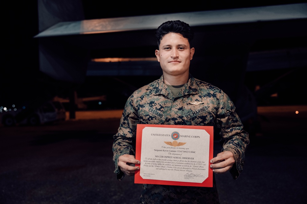 MRF-D 25.3: Wing pinning ceremony