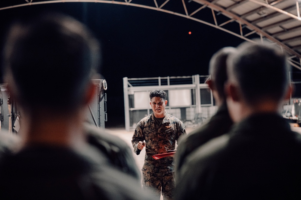 MRF-D 25.3: Wing pinning ceremony