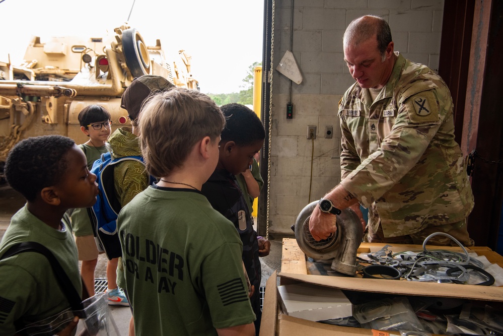 The South Carolina National Guard Child and Youth Program hosts the 2nd annual Soldier for a Day family event to celebrate the Month of the Military Child
