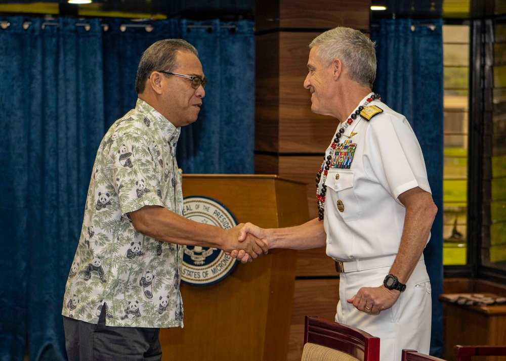 U.S. Pacific Fleet Commander travels to the Federated States of Micronesia