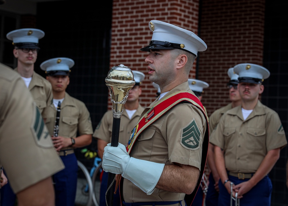 Marine Forces Reserve Band Performs at Battle of the Flowers Parade