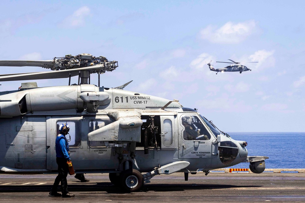 Nimitz Conducts Flight Operations