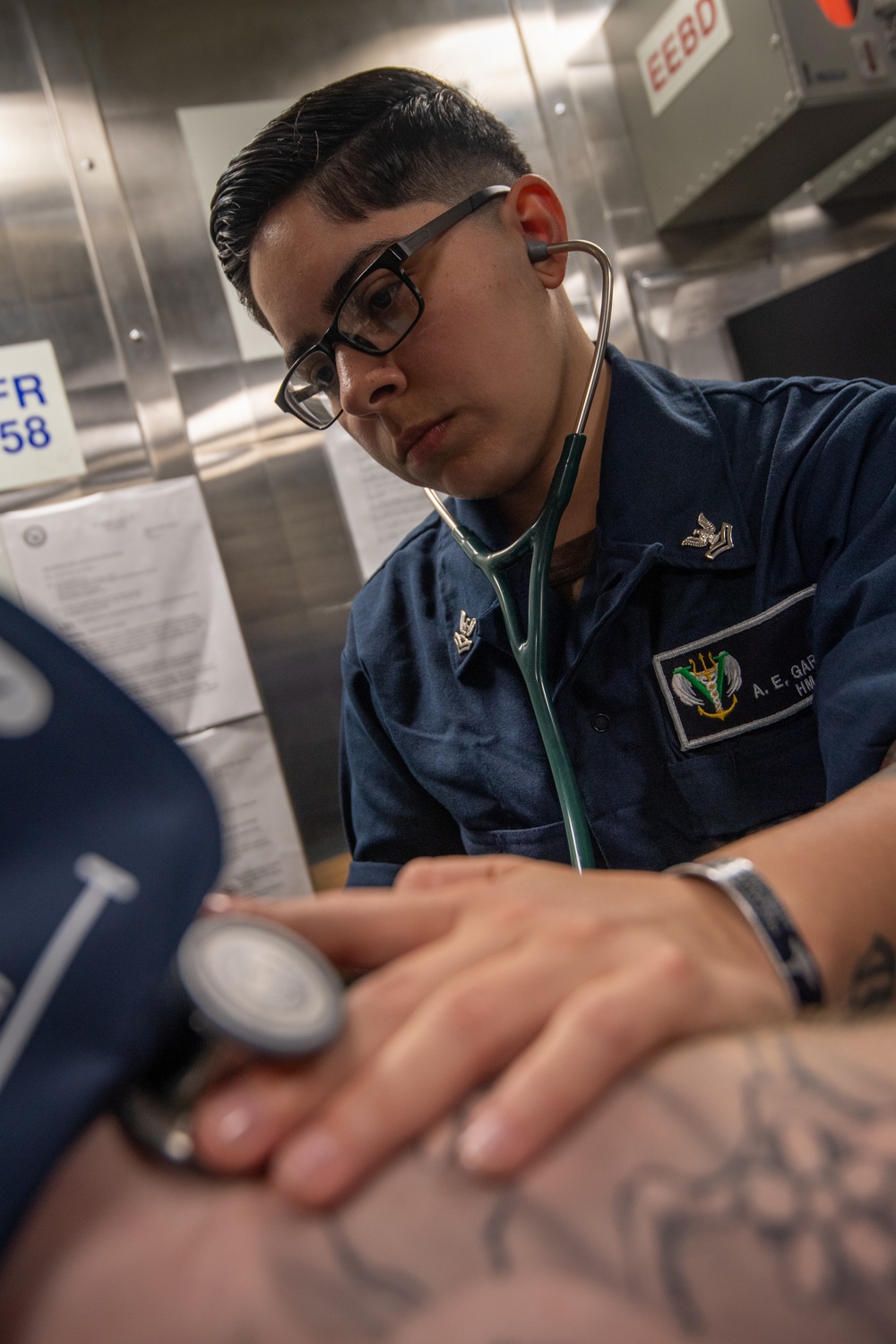 USS Gridley Medical Training
