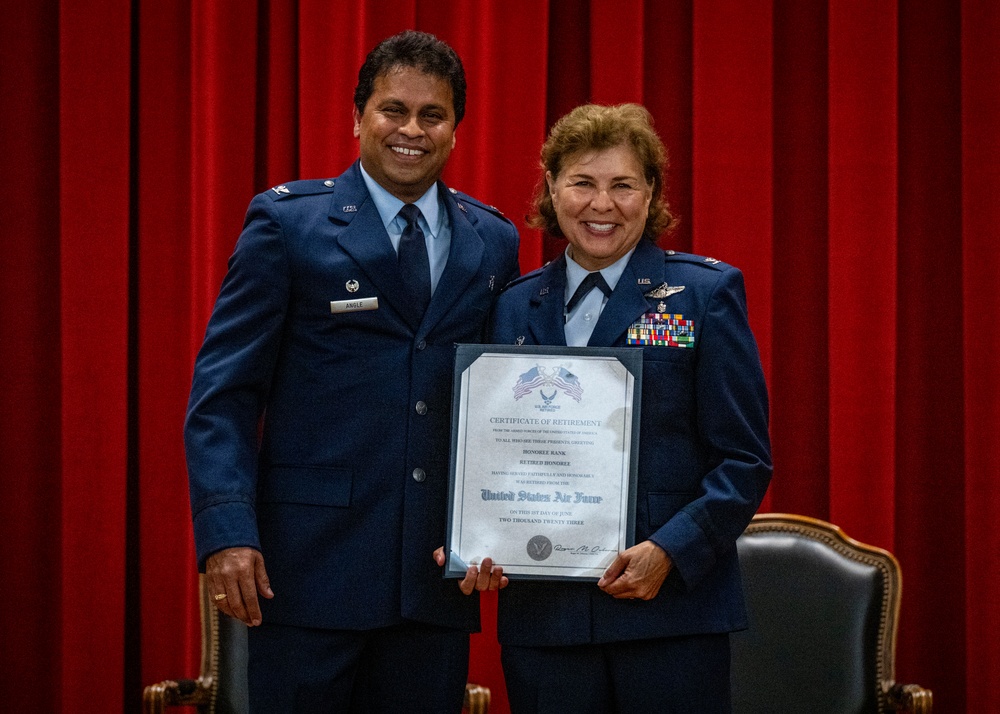 Retirement Ceremony of Colonel Diane M. Caldera