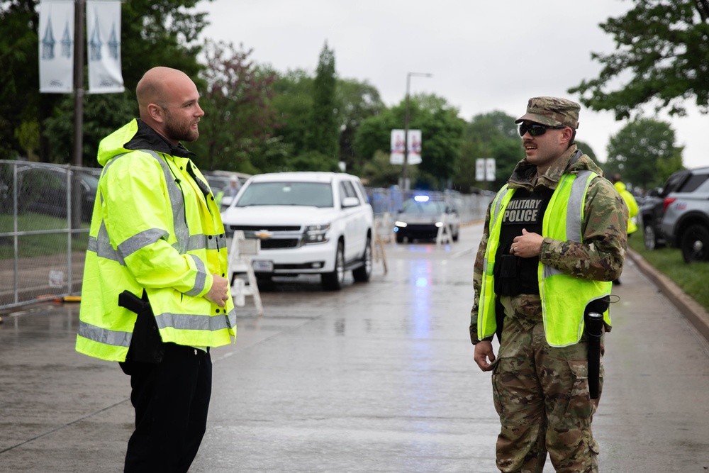 Kentucky National Guard Supports 151st Kentucky Derby