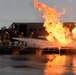 180FW Fire Protection Fights The Flames During Training Exercise