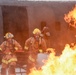 180FW Fire Protection Fights The Flames During Training Exercise