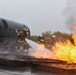 180FW Fire Protection Fights The Flames During Training Exercise