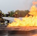 180FW Fire Protection Fights The Flames During Training Exercise