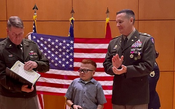 A Retirement, An Enlistment: A Father's Dream Comes True