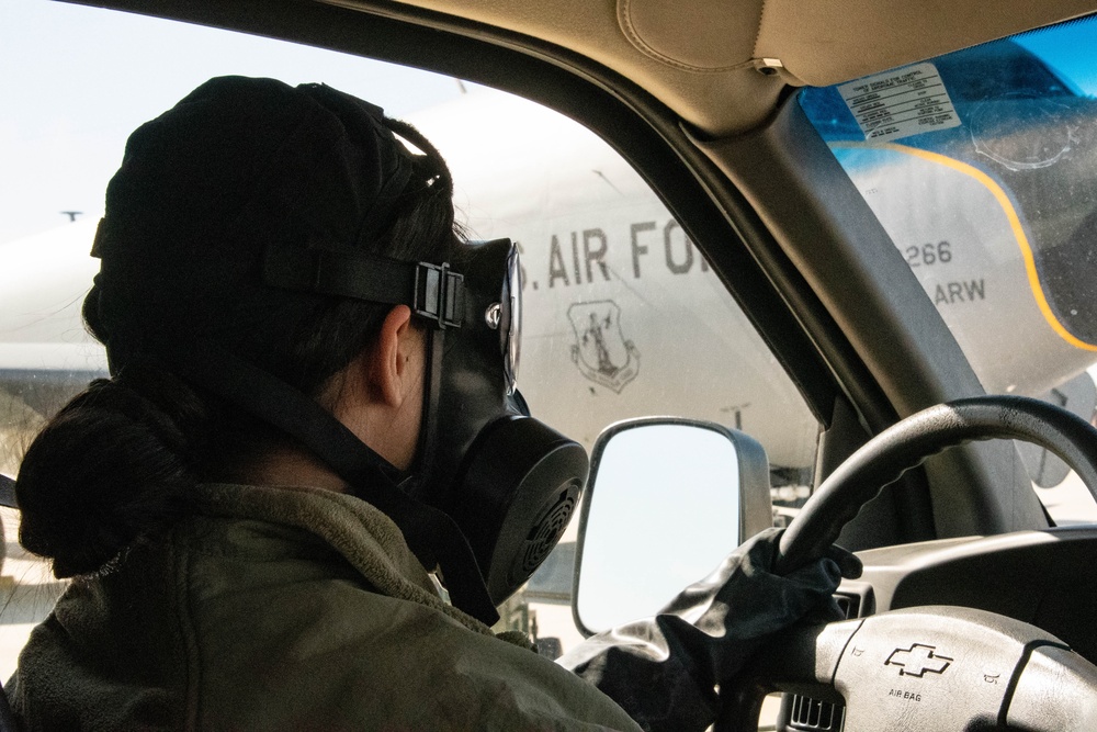 Driving with a Gas Mask