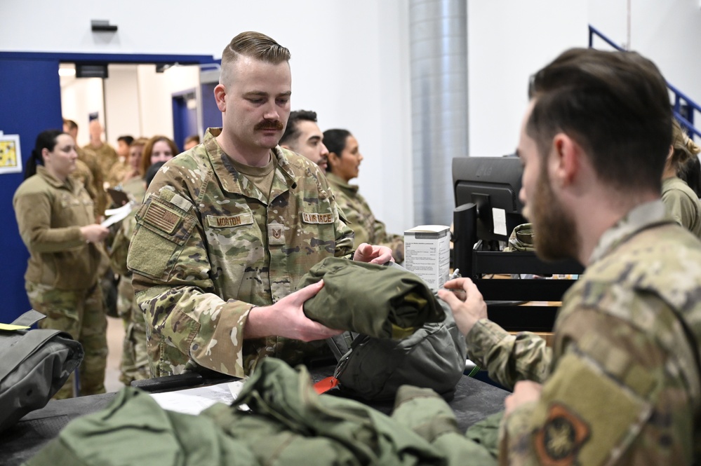 157th ARW conducts emergency readiness training