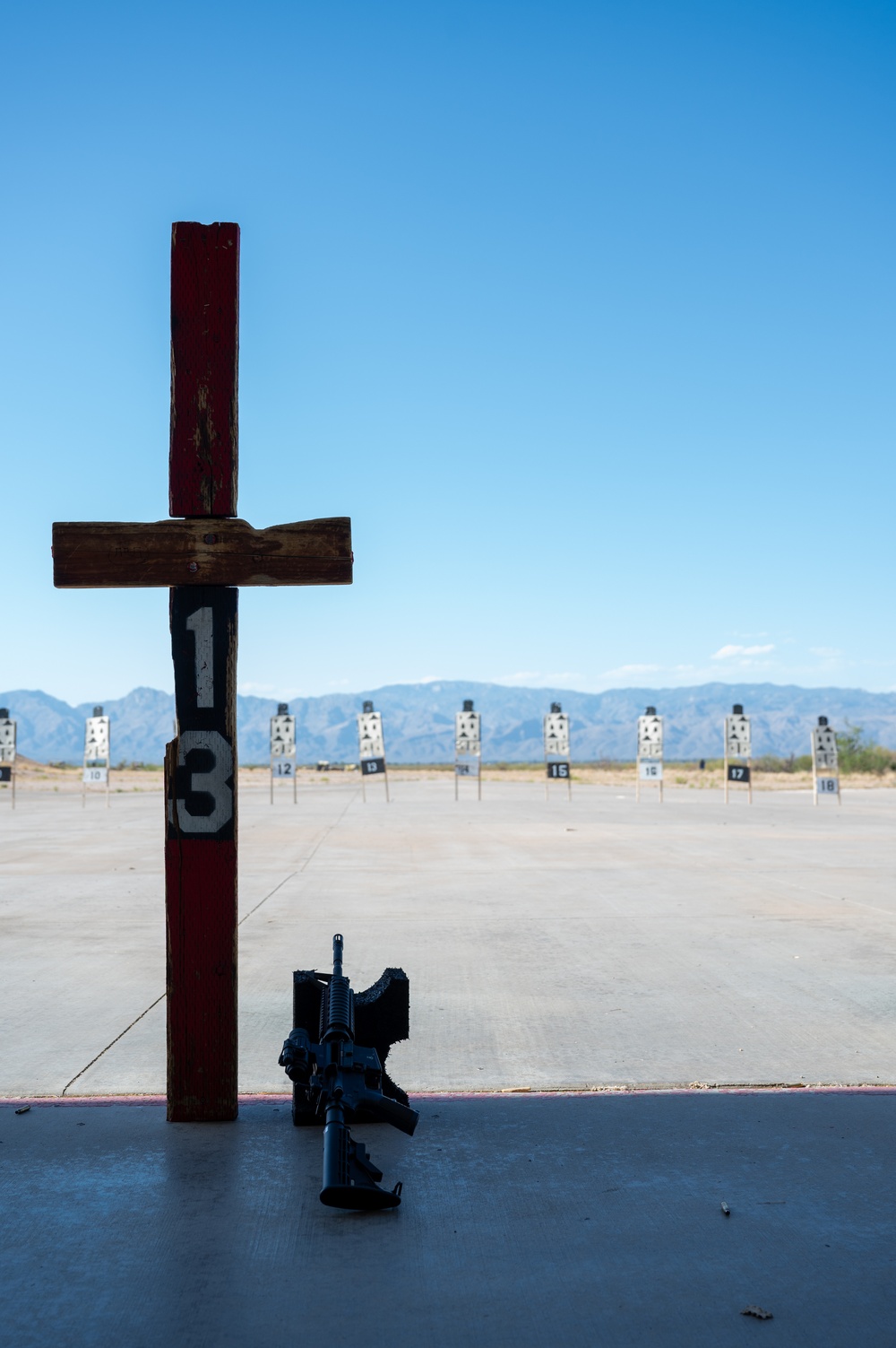M4 carbine rifle qualification course