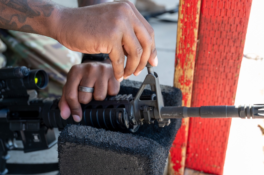 M4 carbine rifle qualification course