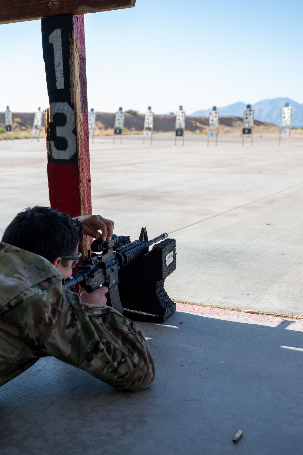 M4 carbine rifle qualification course