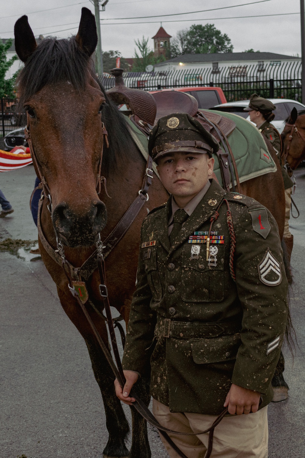 1ID CGMCG Presents the Colors at the Kentucky Derby