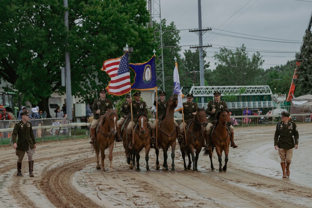 1ID CGMCG Presents the Colors at the Kentucky Derby