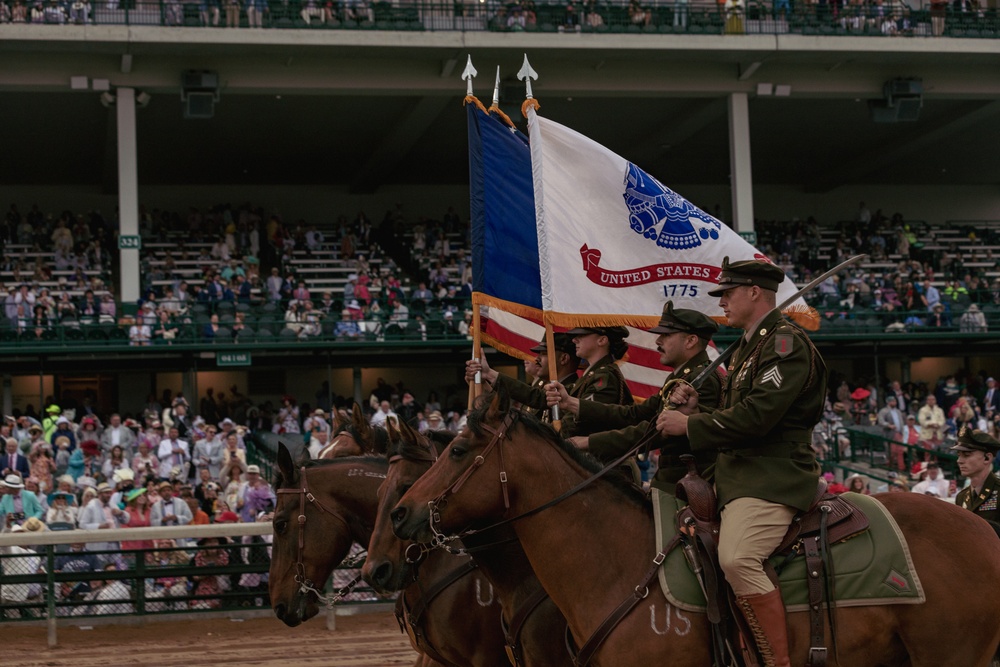 1ID CGMCG Presents the Colors at the Kentucky Derby