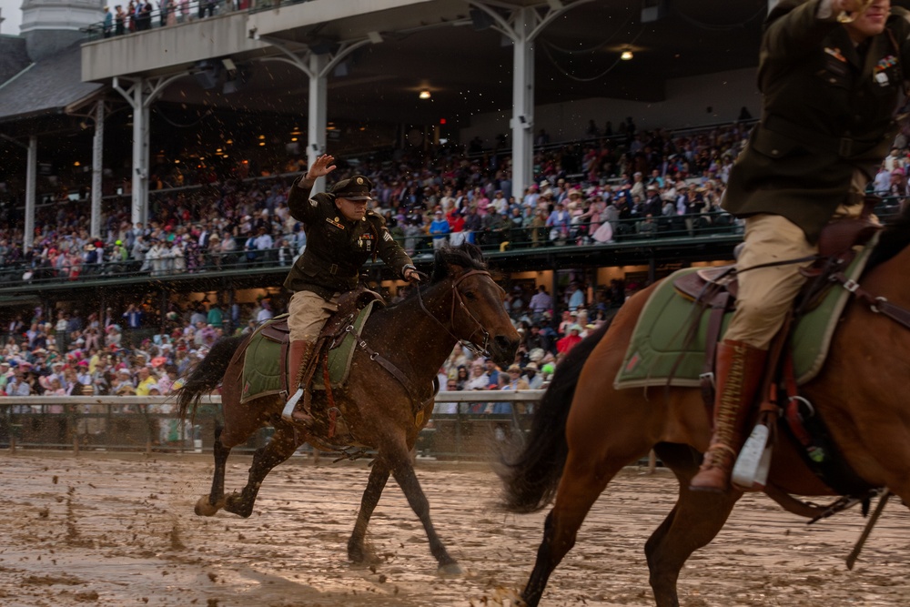 1ID CGMCG Presents the Colors at the Kentucky Derby