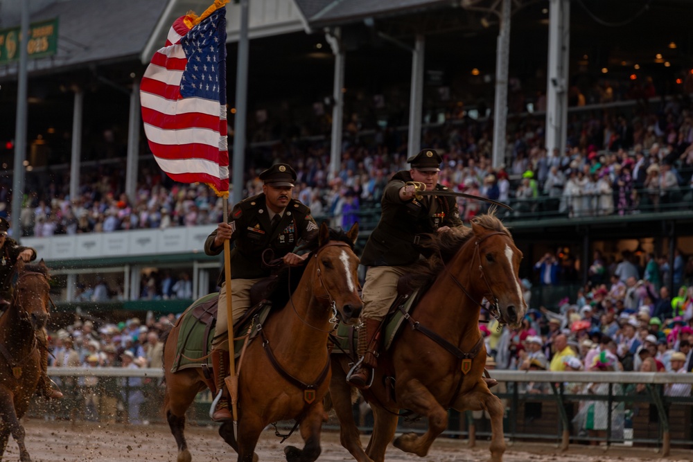 1ID CGMCG Presents the Colors at the Kentucky Derby