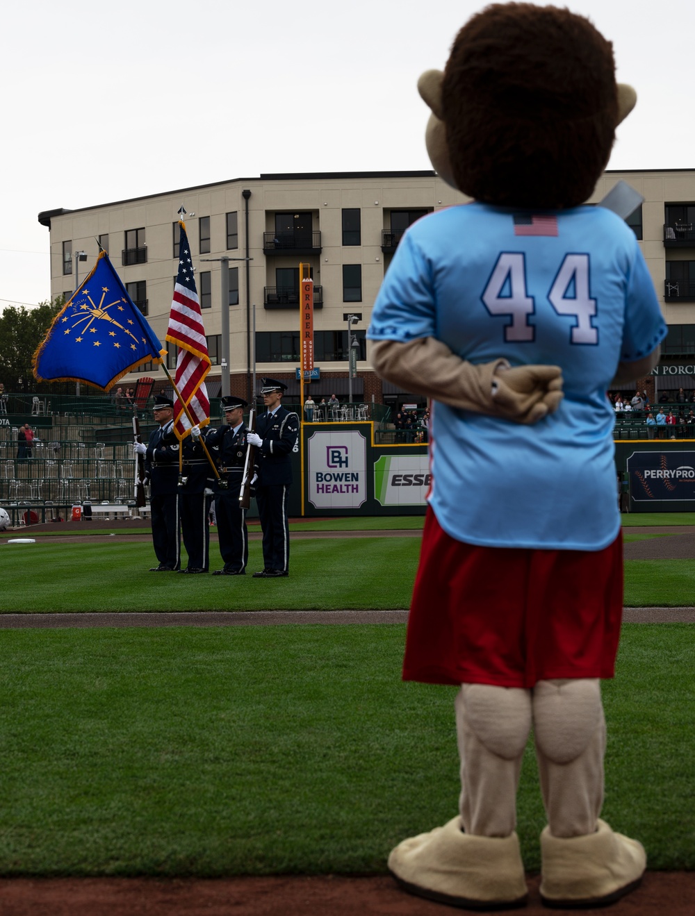 A salute to service at the TinCaps game