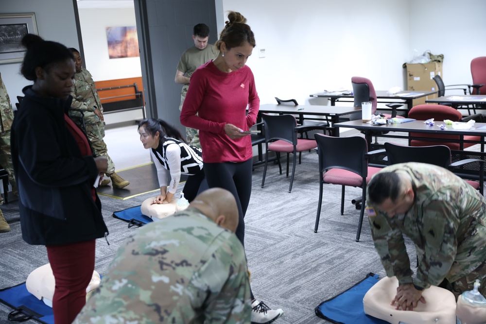 D.C. Guard Medics Refresh Lifesaving Skills with CPR Training