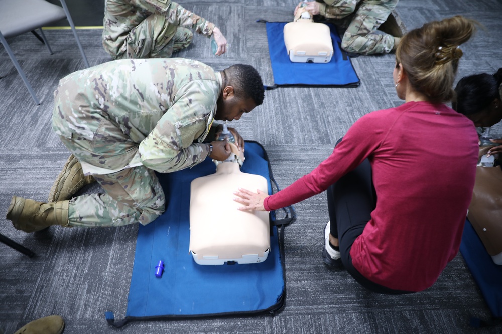 D.C. Guard Medics Refresh Lifesaving Skills with CPR Training