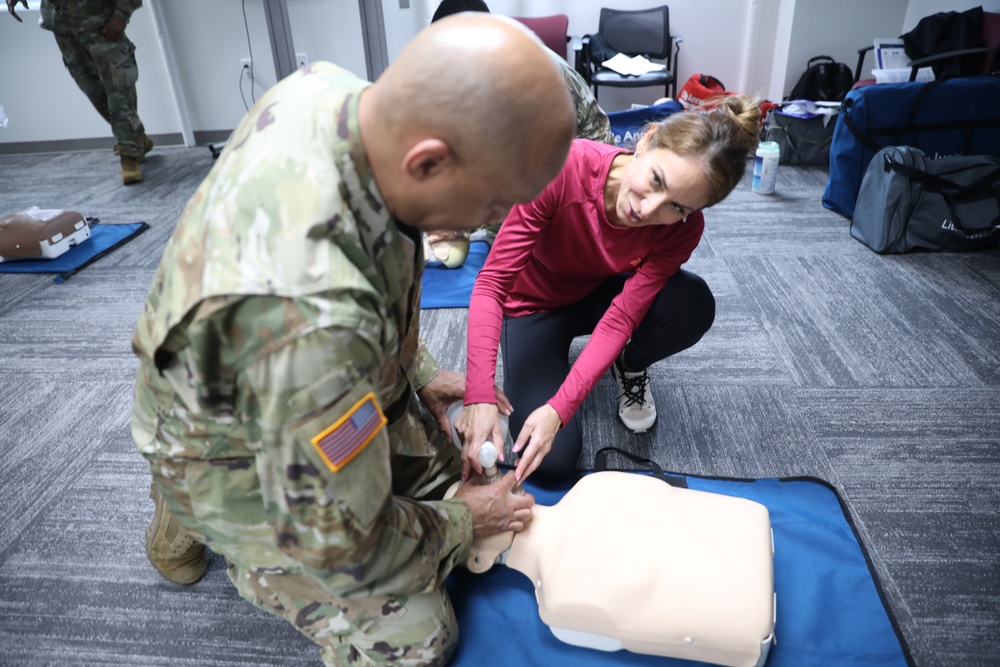D.C. Guard Medics Refresh Lifesaving Skills with CPR Training