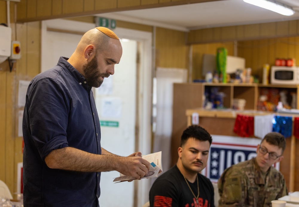 Seder Dinner at Erbil Air Base