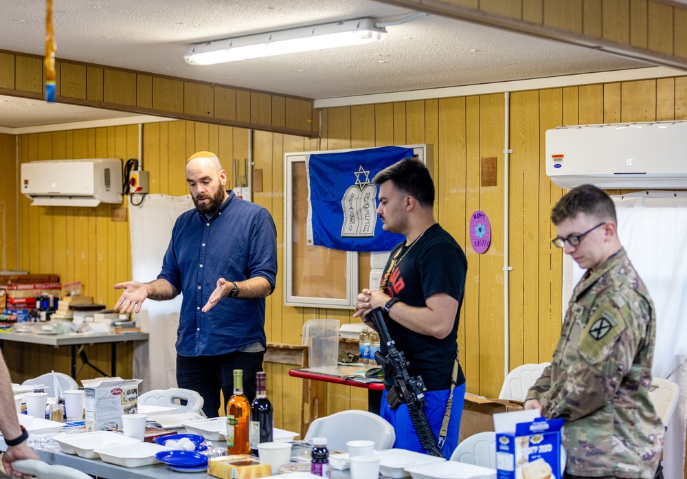 Seder Dinner at Erbil Air Base